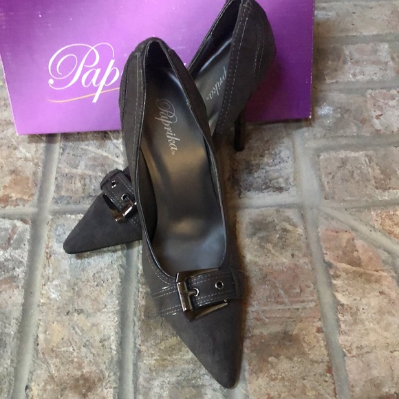 Paprika Suede Heels NWB - Picture 2 of 5